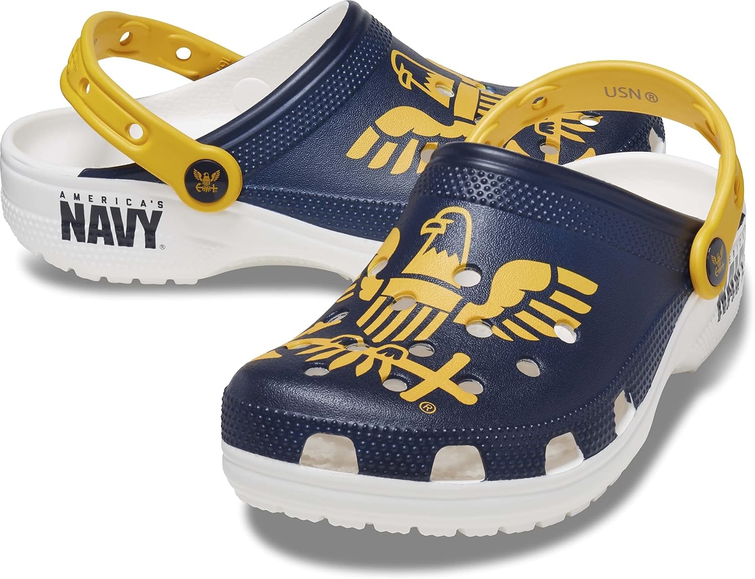 image:imageCrocs UnisexAdult Classic United States Military ClogsNavy