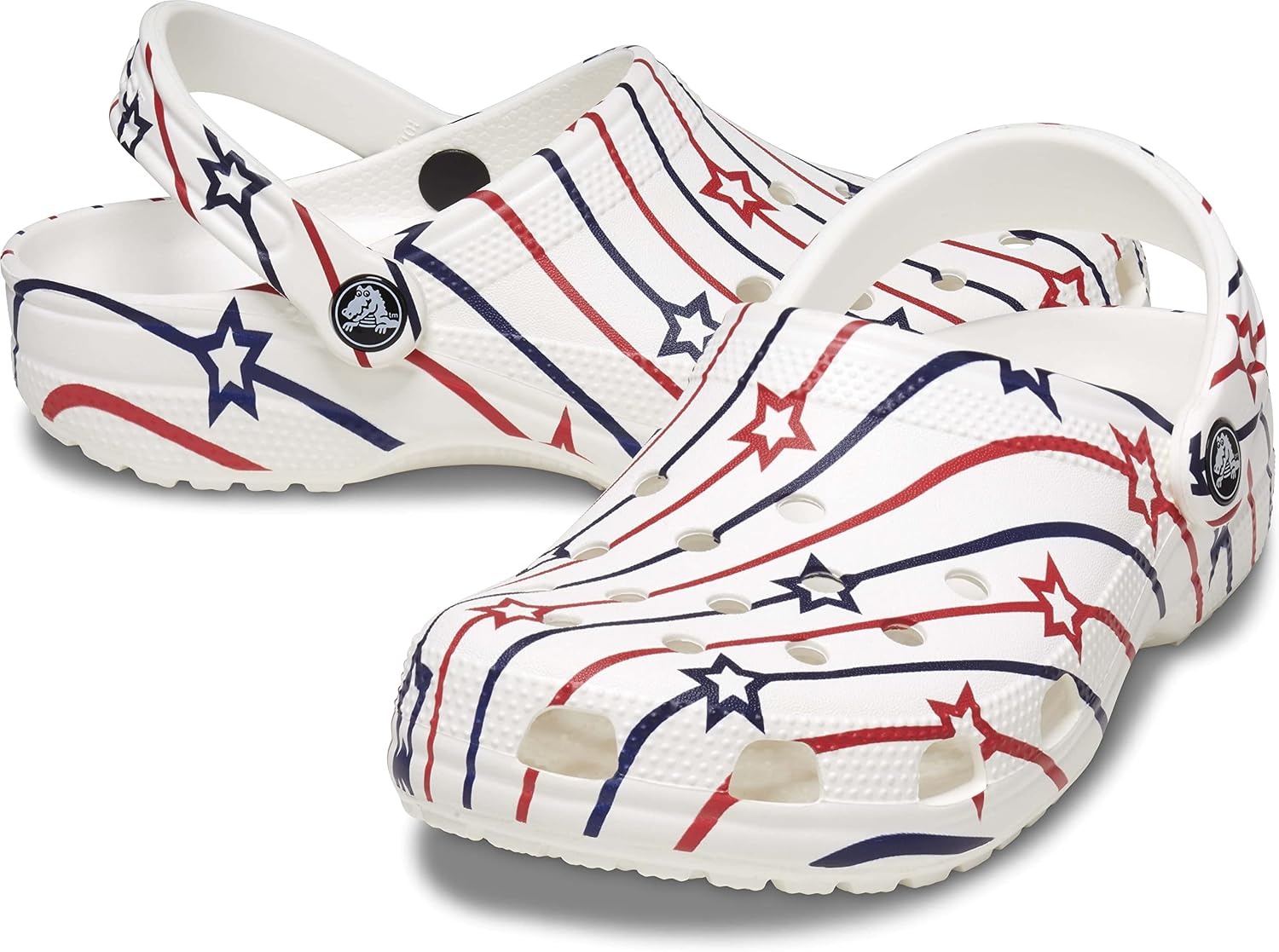 image:imageCrocs UnisexAdult Classic United States Military ClogsStars Stripes