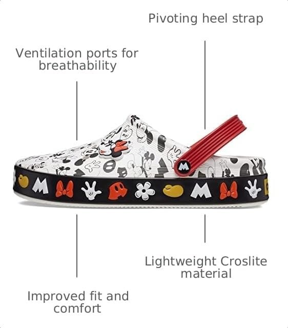 image:imageCrocs unisexadult womens Mickey Off Court ClogWhite