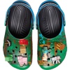 Crocs Unisex-Adult Classic Minecraft Clogs(Minecraft/Green)