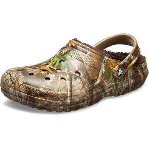 Crocs Unisex Adult Classic Lined Realtree Clog(Chocolate/Chocolate)