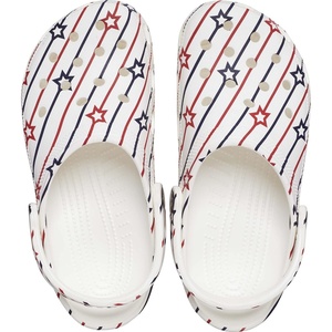 Crocs Unisex-Adult Classic United States Military Clogs(Stars & Stripes)