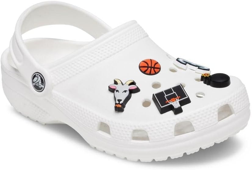 image:imageCrocs Jibbitz Shoe Charms Super Fun Kids Multi Pack Crocs Charms for Girls and BoysBasketball Star
