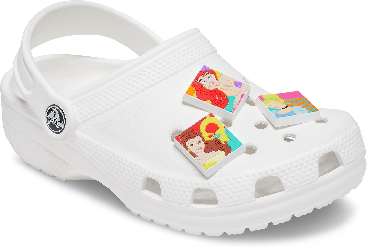 image:imageCrocs Jibbitz Shoe Charms Super Fun Kids Multi Pack Crocs Charms for Girls and BoysDisney Princess 3pk