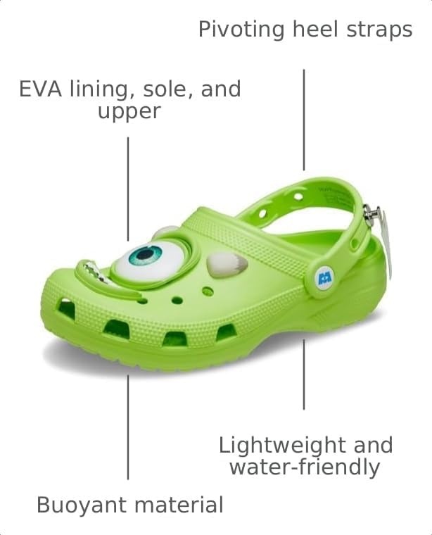 image:imageCrocs Jibbitz Shoe Charms Super Fun Kids Multi Pack Crocs Charms for Girls and BoysMike Wazowski