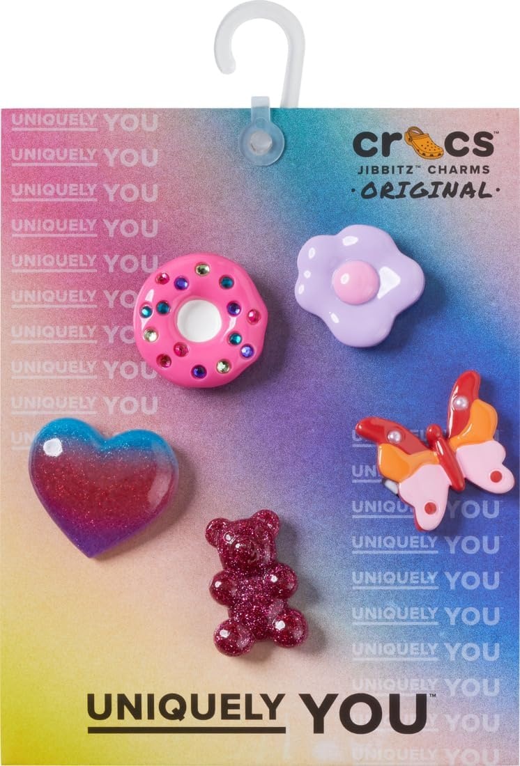 image:imageCrocs Jibbitz Shoe Charms Super Fun Kids Multi Pack Crocs Charms for Girls and BoysPurple and Pink Fun