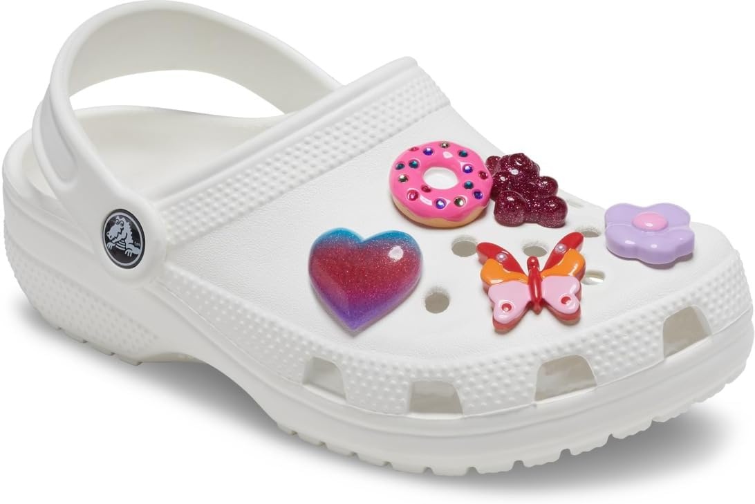 image:imageCrocs Jibbitz Shoe Charms Super Fun Kids Multi Pack Crocs Charms for Girls and BoysPurple and Pink Fun