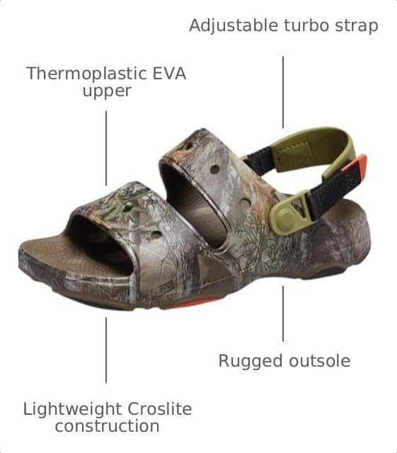 image:imageCrocs Jibbitz Shoe Charms Super Fun Kids Multi Pack Crocs Charms for Girls and BoysWalnutRealtree Edge