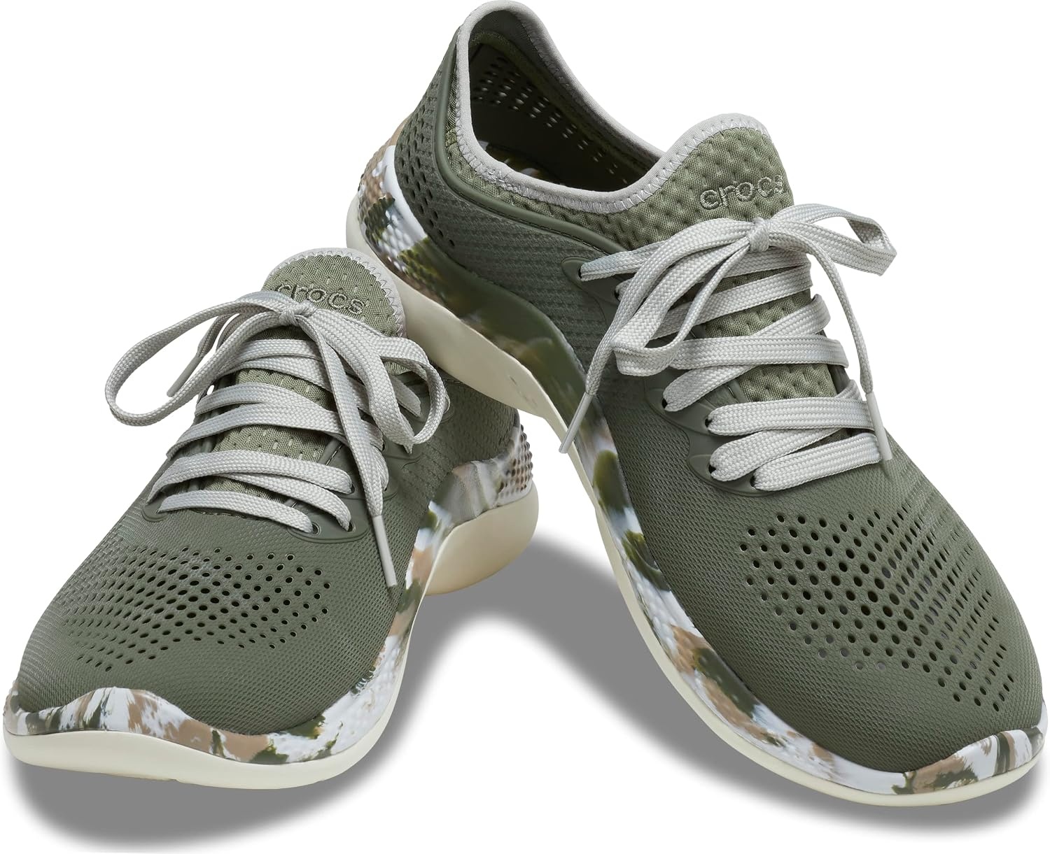 image:imageCrocs Mens LiteRide 360 Pacer SneakerArmy GreenMulti