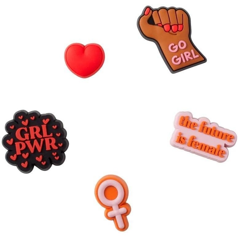 image:imageCrocs Jibbitz Shoe Charms Super Fun Kids Multi Pack Crocs Charms for Girls and BoysGo Girl