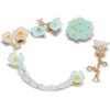 Crocs Jibbitz Shoe Charms – Super Fun Kids Multi Pack, Crocs Charms for Girls and Boys(Blue Dainty Floral)