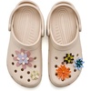 Crocs Jibbitz Shoe Charms – Super Fun Kids Multi Pack, Crocs Charms for Girls and Boys(Leather Boho Floral)