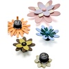 Crocs Jibbitz Shoe Charms – Super Fun Kids Multi Pack, Crocs Charms for Girls and Boys(Leather Boho Floral)