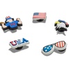 Crocs Jibbitz Shoe Charms – Super Fun Kids Multi Pack, Crocs Charms for Girls and Boys(Patriotic)