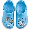 Crocs Jibbitz Shoe Charms – Super Fun Kids Multi Pack, Crocs Charms for Girls and Boys(Silver Meta Floral)