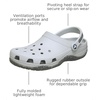 Crocs Unisex Adult Classic EVO Lightweight Comfortable Slip-On Clogs(Atmosphere)