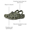 Crocs Unisex Adult Classic Marbled Tie-dye Clogs(Army Green/Multi Confetti)