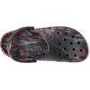 Crocs Unisex Adult Classic Marbled Tie-dye Clogs(Black Sand/Multi)