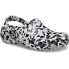 Crocs Unisex Adult Classic Marbled Tie-dye Clogs(Black/White Confetti)