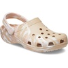 Crocs Unisex Adult Classic Marbled Tie-dye Clogs(Chai/Pink Rose)