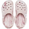 Crocs Unisex Adult Classic Marbled Tie-dye Clogs(Pink)