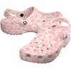 Crocs Unisex Adult Classic Marbled Tie-dye Clogs(Pink Milk/Multi Confetti)