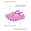 Crocs Unisex Adult Classic Marbled Tie-dye Clogs(Pink Swirl)