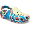 Crocs Unisex Adult Classic Marbled Tie-dye Clogs(Sulphur/Multi)