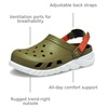 Crocs Unisex Adult Duet Max II Clogs(Aloe)