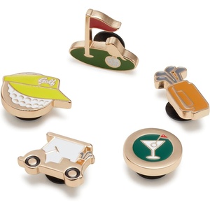 Crocs Jibbitz Shoe Charms – Super Fun Kids Multi Pack, Crocs Charms for Girls and Boys(19th Hole)
