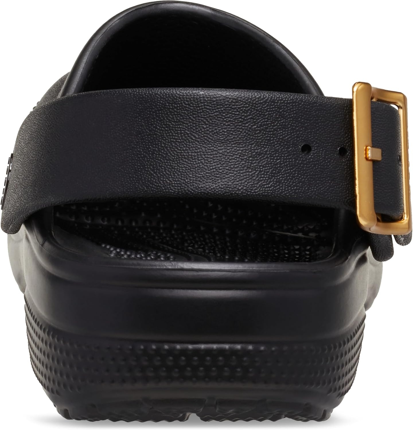 image:imageCrocs UnisexAdult Classic Metallic Buckle ClogsMetallic Black