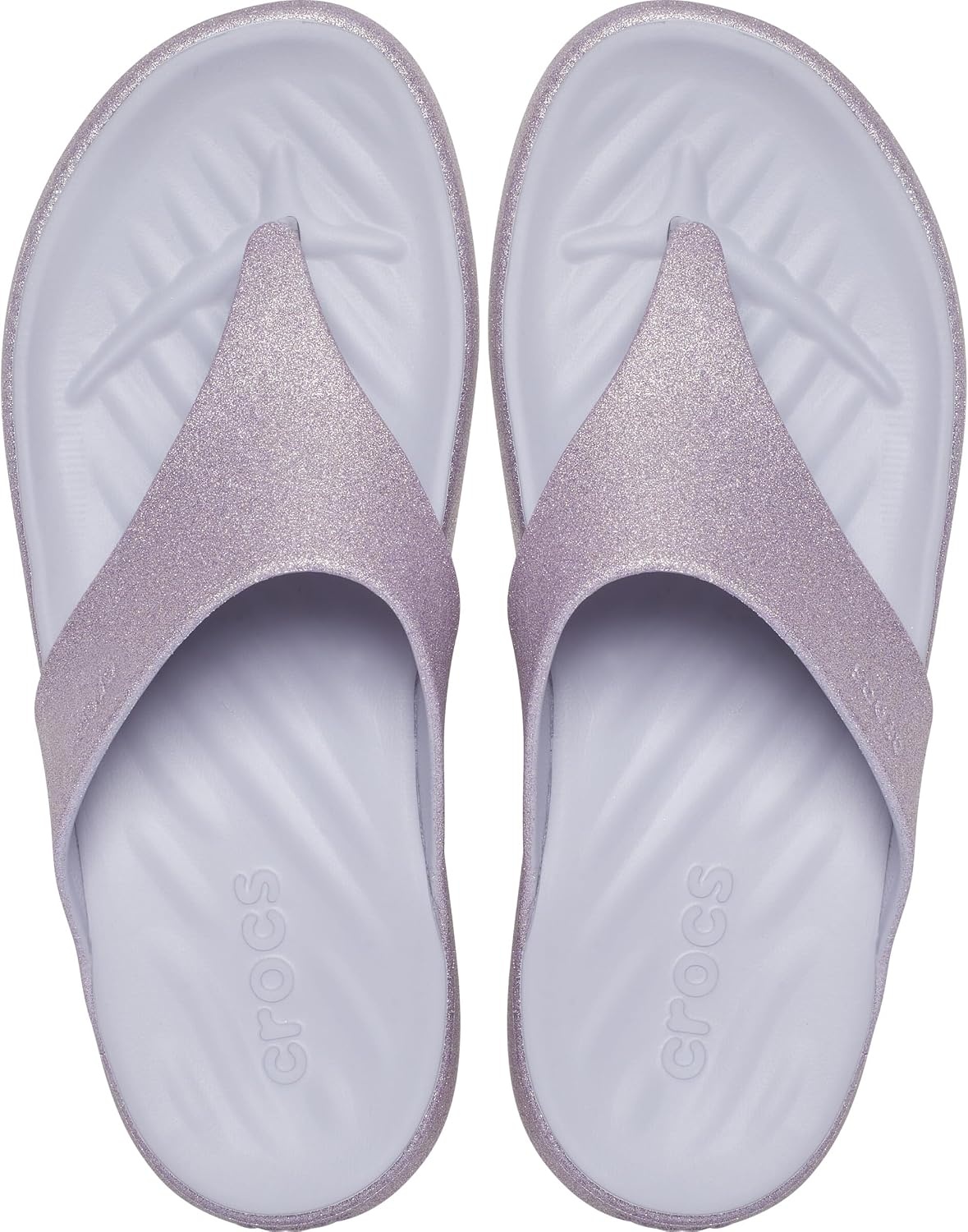 image:imageCrocs Womens Getaway Triangle Flip FlopsMauve Mist