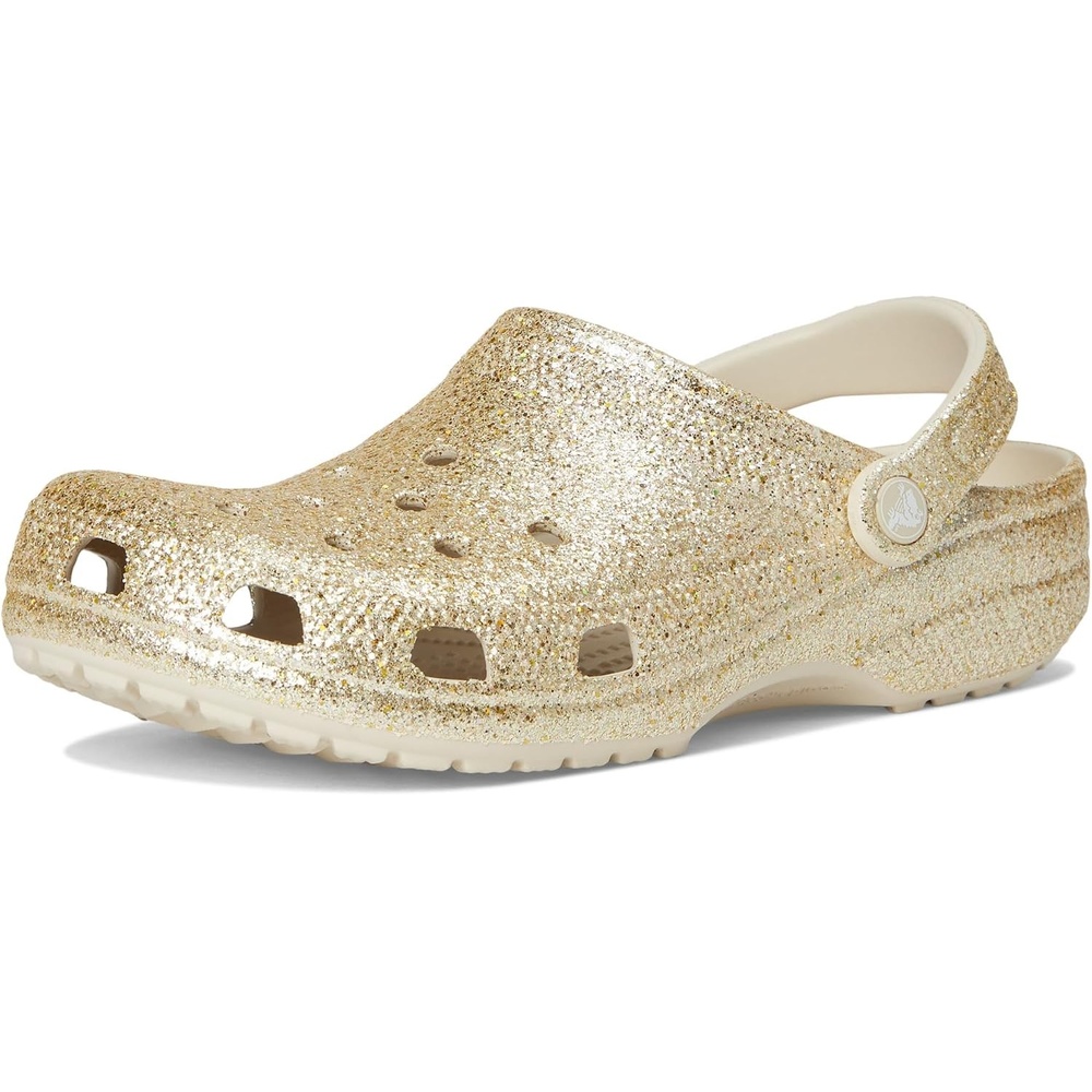 image:imageCrocs Classic Clogs  GlitterChunky Sandstone