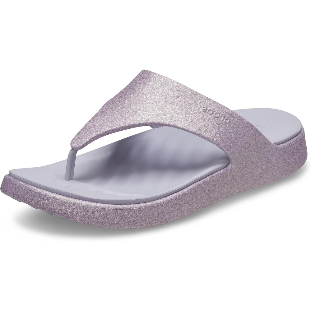 image:imageCrocs Womens Getaway Triangle Flip FlopsMauve Mist