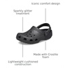 Crocs Classic Clogs – Glitter(Black)