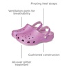 Crocs Classic Clogs – Glitter(Hydrangea)