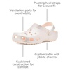Crocs Classic Clogs – Glitter(Peach Ice Metallic)