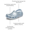 Crocs Classic Clogs – Glitter(Sky Ice Metallic)
