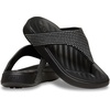 Crocs Women’s Getaway Triangle Flip Flops(Black Gems)
