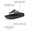 Crocs Women’s Getaway Triangle Flip Flops(Dark Cocoa)