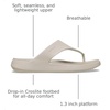 Crocs Women’s Getaway Triangle Flip Flops(Frappé)