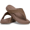 Crocs Women’s Getaway Triangle Flip Flops(Latte Gems)