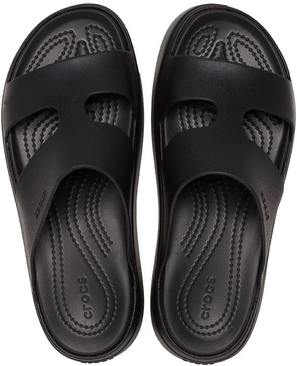 image:imageCrocs Getaway Platform HStrap Wedge Sandals for WomenBlack