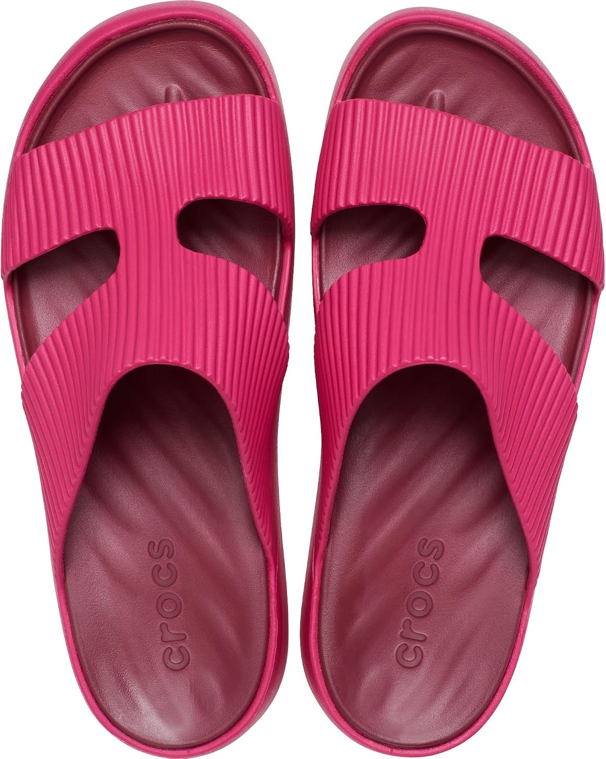 image:imageCrocs Getaway Platform HStrap Wedge Sandals for WomenDragon Fruit