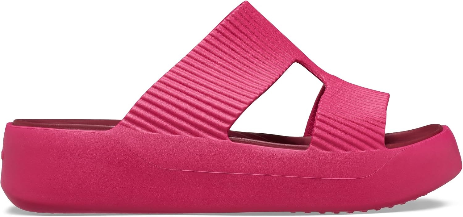 image:imageCrocs Getaway Platform HStrap Wedge Sandals for WomenDragon Fruit