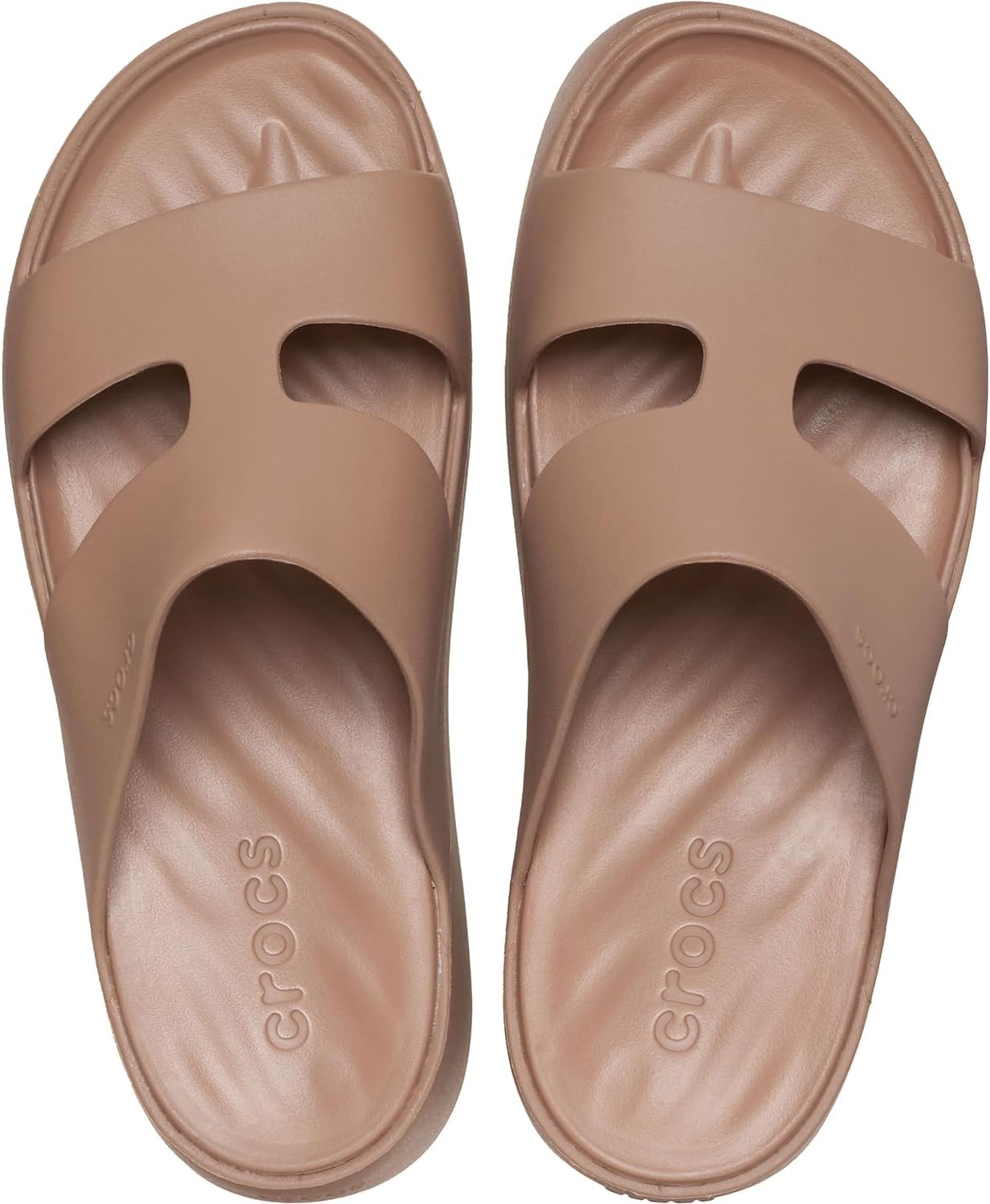 image:imageCrocs Getaway Platform HStrap Wedge Sandals for WomenLatte