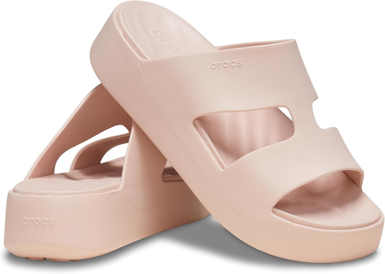 image:imageCrocs Getaway Platform HStrap Wedge Sandals for WomenQuartz