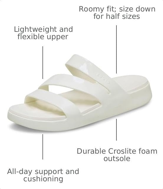 image:imageCrocs Women Getaway Strappy SandalsChalk