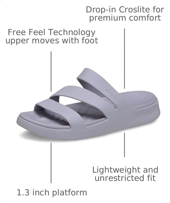image:imageCrocs Women Getaway Strappy SandalsMauve Mist