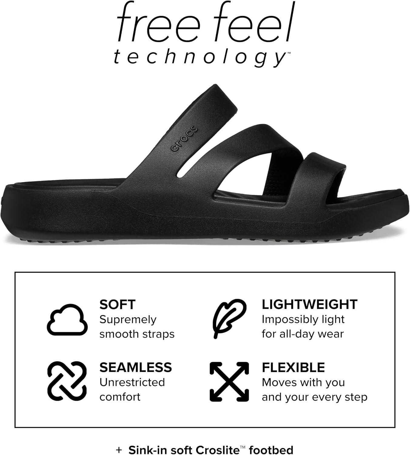 image:imageCrocs Women Getaway Strappy SandalsTruffle